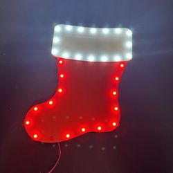 Santa Stocking LED LIGHT UP