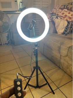 💡 LED Ring Light w/ Tripod Stand + Phone Holder + Remote – Perfect for Content! $20💡
