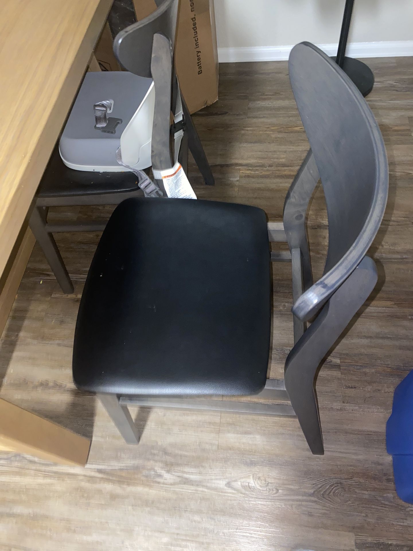 Black Dining Chairs (4)