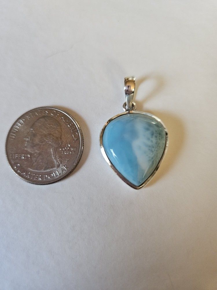 Larimar Pendant