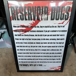 Tarantino Framed Poster