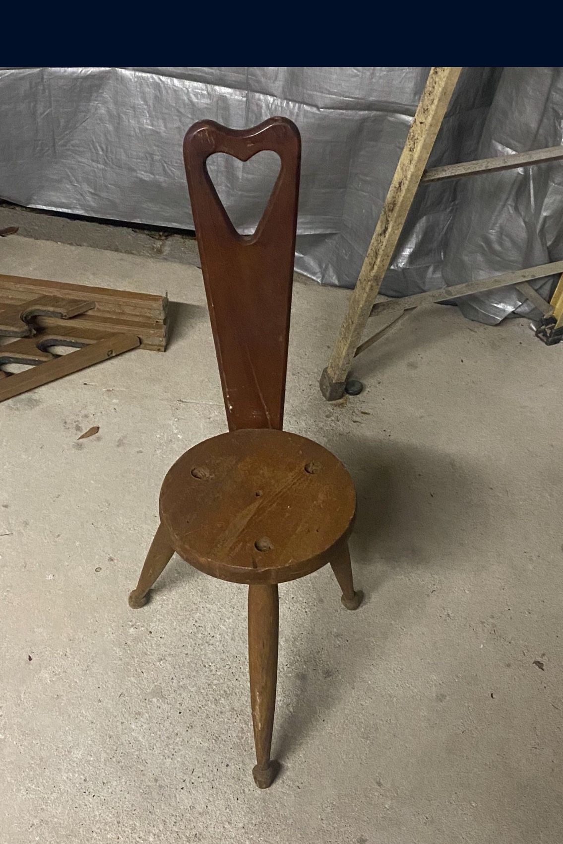 Antique Wooden Stool