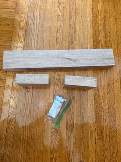 Hanging wall shelves