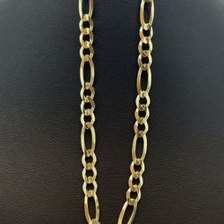 Gold Figaro Chain 14K Solid New TAX INCLUDED 