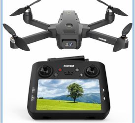 4.5‘’ Screen on Controller GPS Drone with EIS Camera for Adult Kid Beginner Auto Return and Follow Me Mode Long Range Transmission,Circle Fly,Foldable