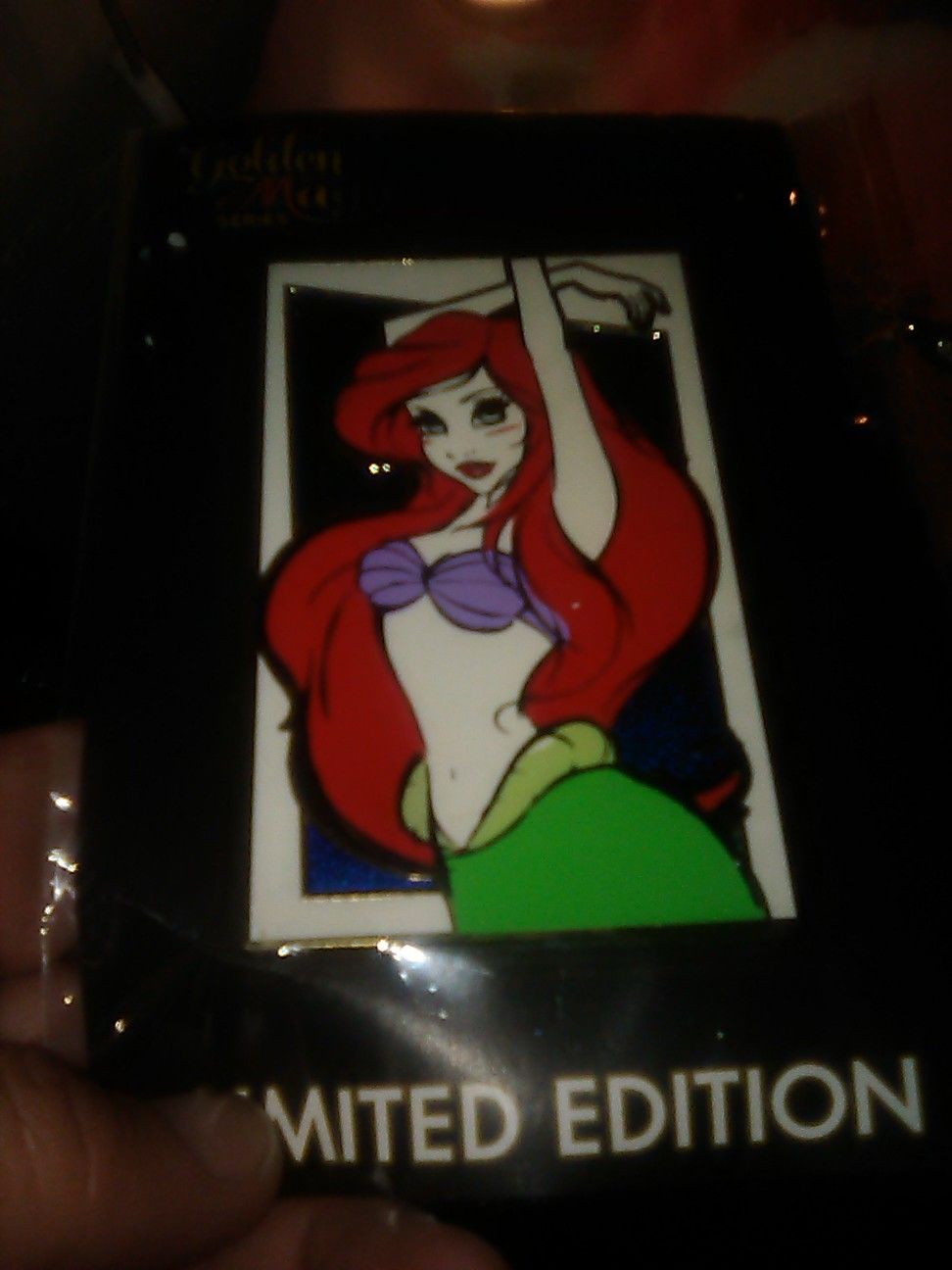 Disney limited edition four-post pin with certificate of authenticity