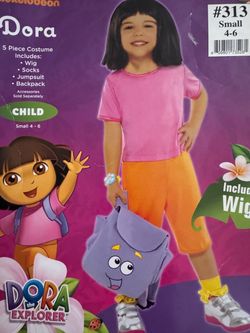 Dora the Explorer Kids Costume Size Small 4-6