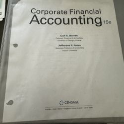 Corporal Financial Accounting 15 E