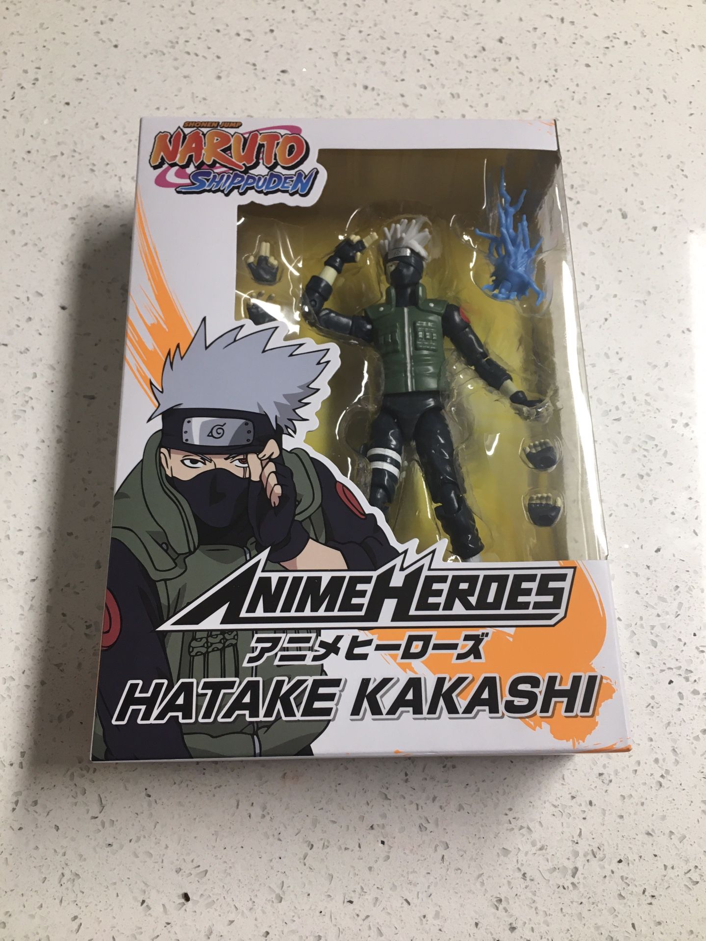 Bandai Anime Heroes Shonen Jump Naruto Shippuden Hatake Kakashi Action Figure