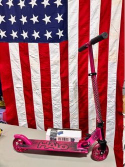HALO Rise Above Chrome Premium Inline Scooter - Chrome Pink - Designed for All Riders (Unisex)