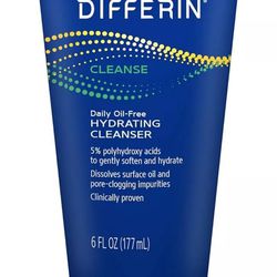 Differin Facial Cleanser, Daily Oil Free Hydrating Face Wash by the Makers of Di