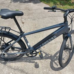 Concord Commutr Class 1 ebike electric bicycle.  Only 175 Miles On It.   Medium Large Frame  27.5" Tires. Works perfectly - $250 FIRM 