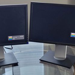 Two Dell Monitors