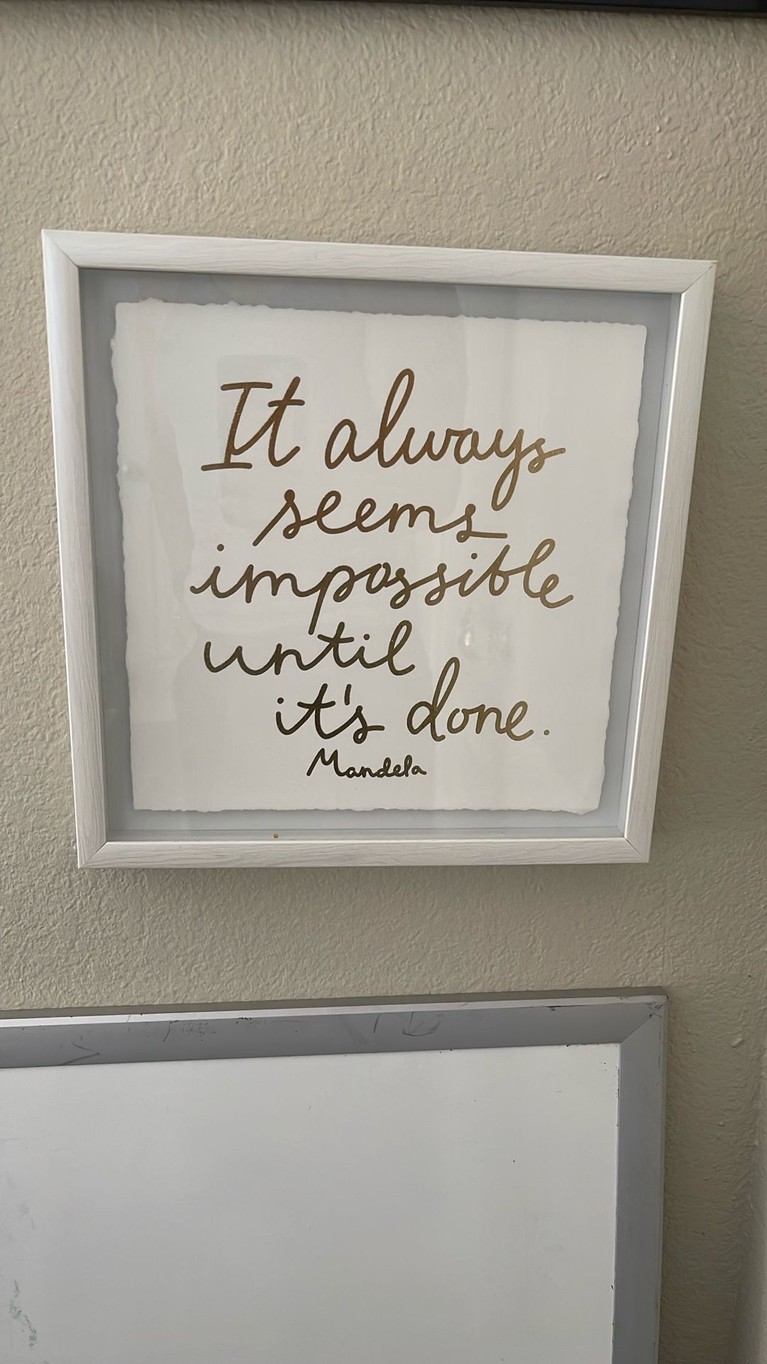 Nelson Mandela Quote Art