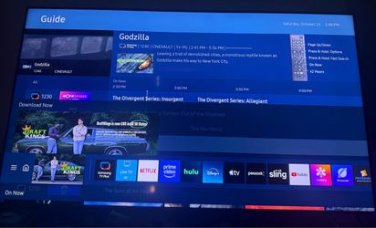 SAMSUNG 4K Crystal UHD 55” inch Tv {READ DESCRIPTION}