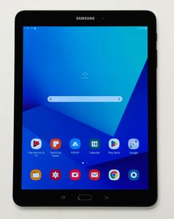 Like New Samsung Galaxy Tab S3 T827V 9.7” 32GB Wi-Fi + Cellular Unlocked Verizon Tablet