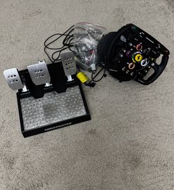 Thrustmaster Ferrari f1 wheel rx servo T-lcm pedals