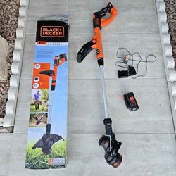 BLACK And DECKER 40V Weed Eater String Trimmer KIT