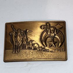 Belt Buckle Vintage 3” X 2”