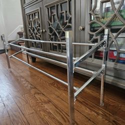 Silver Metal Expandable Shoe Storage Rack Organizer