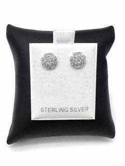 925 Sterling Silver 0.40CTW MOISSANITE Small Stud Screw Back Earrings