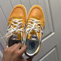 VANS LOWLAND yellow/white/blue LACE SWAP