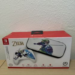 Nintendo Switch Zelda Wired Controller With Case 