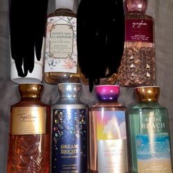 bath and body works body washes/gels
