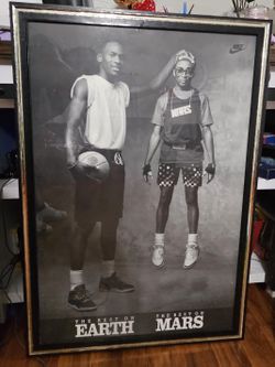 Michael Jordan "The Best On Earth / The Best On Mars "27×38 Nike Poster ($230 Obo)