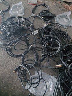 miscellaneous computer cords and adapters