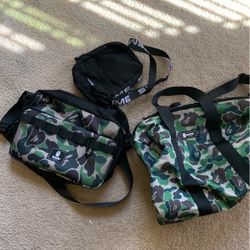 Supreme And Bape Bags