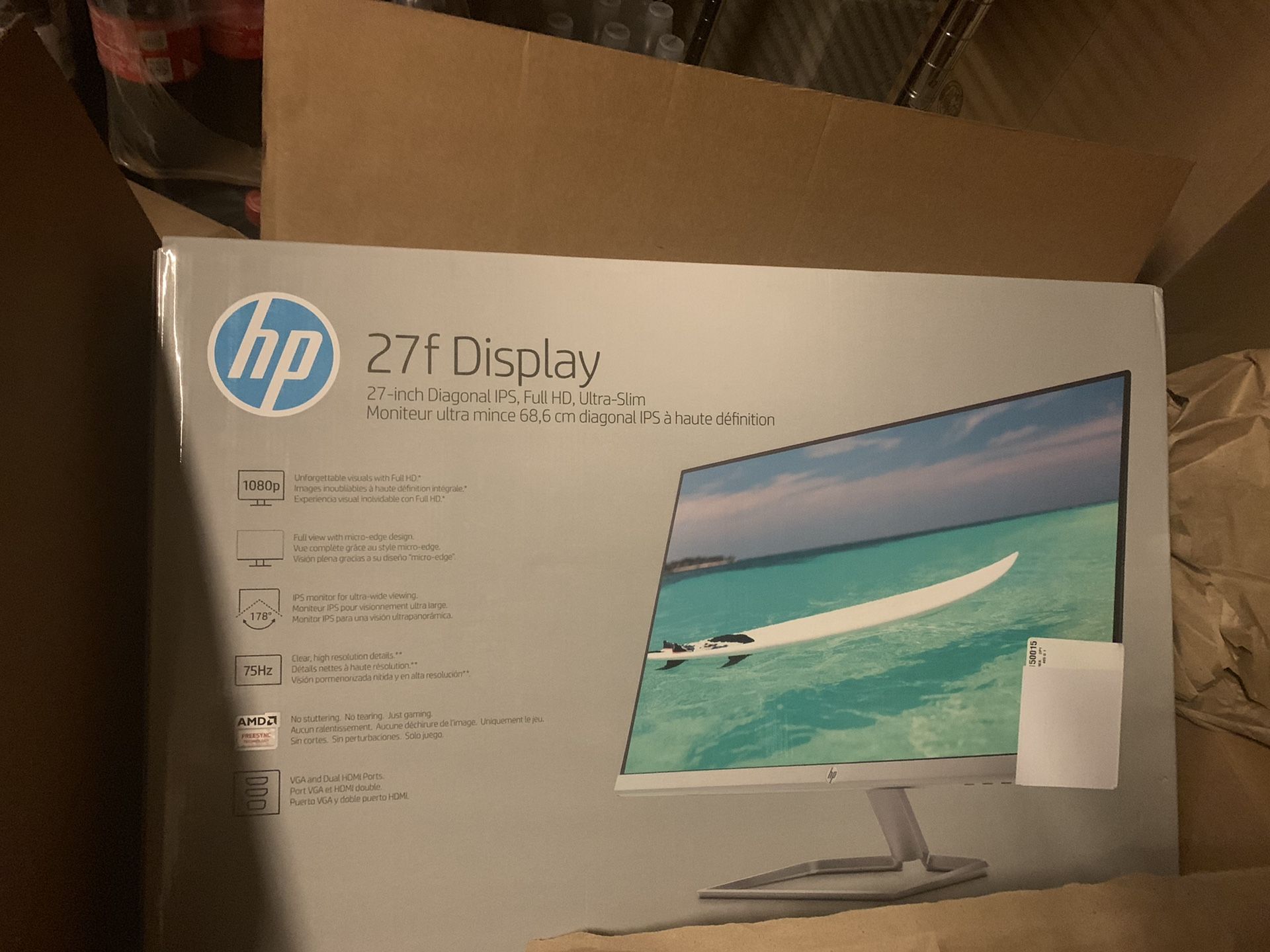 Brand new computer monitor in box.