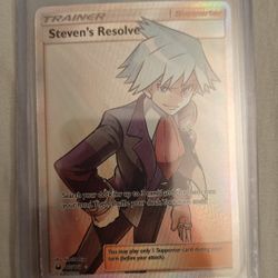 Pokemon Steven's Resolve Full Art Card