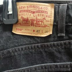 LEVIS  550  BLACK LIKE NEW