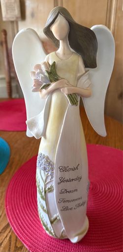 Ceramic angel figurine