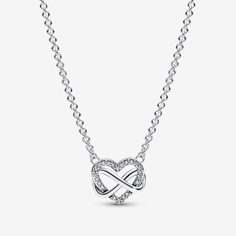 Pandora Sparkling Infinity Heart Collier Necklace
Sterling silver