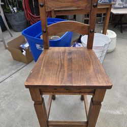 Wood Bar Stool