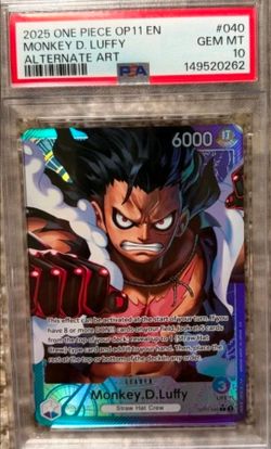 PSA 10 2025 OP11 MONKEY D. LUFFY 040