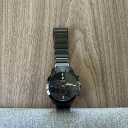 Men's Fossil FS-4531 Black Chronograph Dress Watch