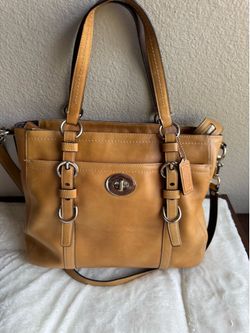 Authentic Leather Coach handbag $125