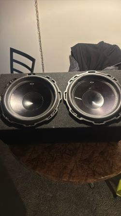 2 12in Subwoofers