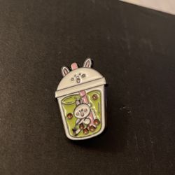 Bunny Boba Pin