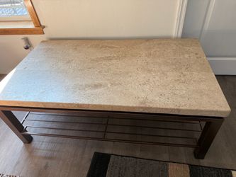 Marble coffee table