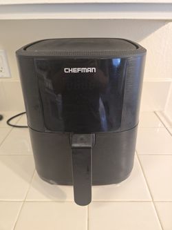 Chefman TurboFry Touch Air Fryer, One-Touch Digital Control, 5-Quart - Black
