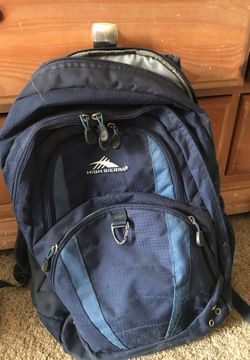 High Sierra backpack