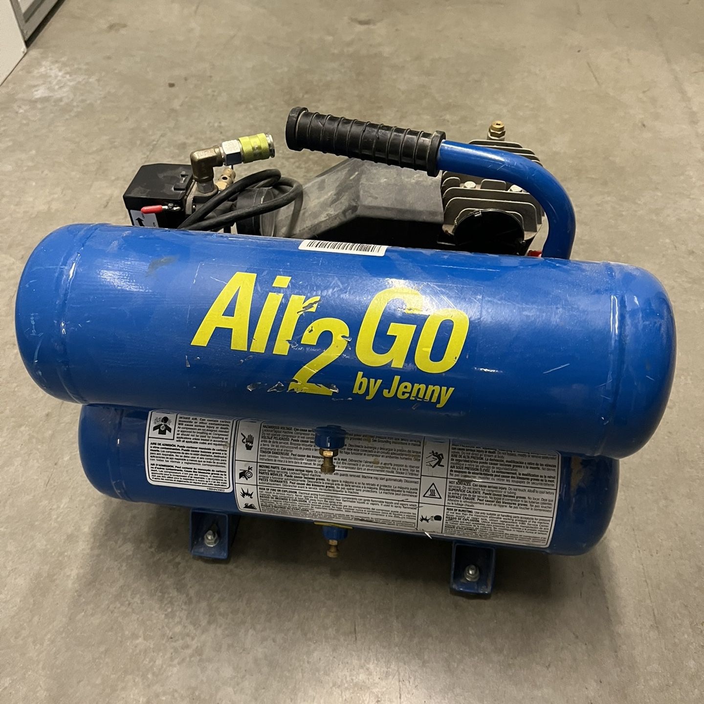 Air to go air compressor