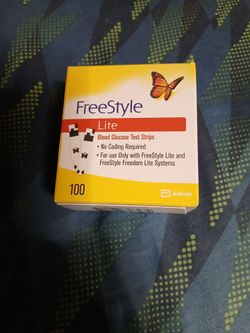 Freestyle lite test strip box of 100