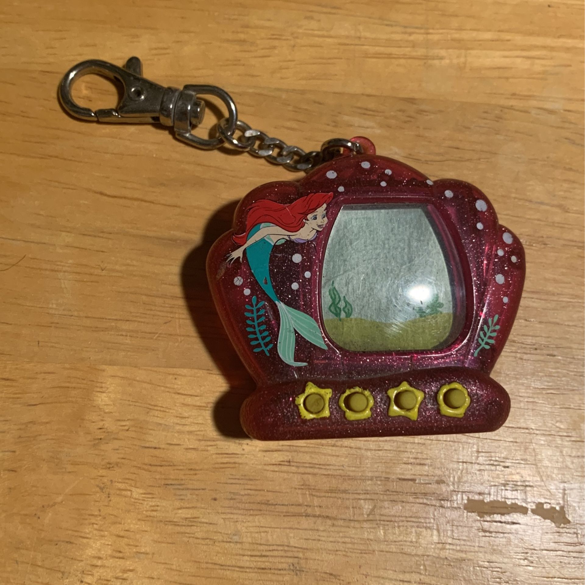 Retro Disney The Little Mermaid Keychain Game