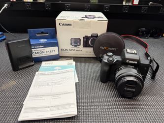 Canon EOS M50 Mark II Mirrorless Camera Kit