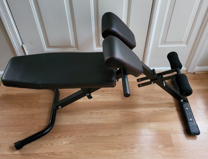 Adjustable weight bench and Ab roller